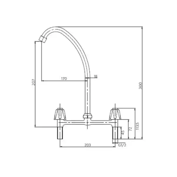 Llave Grifo De Fregadero Combinación Lavaplatos Stretto