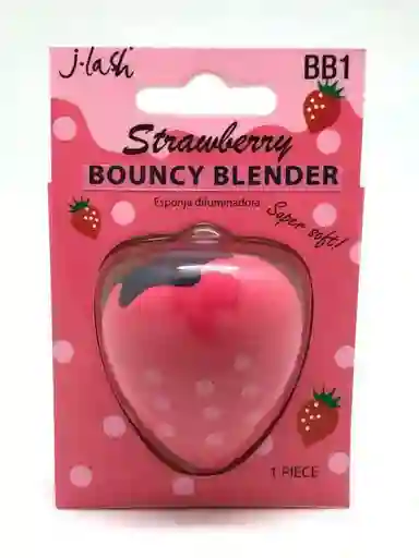 J-lash · Esponja De Maquillaje Bouncy Blender Strawberry