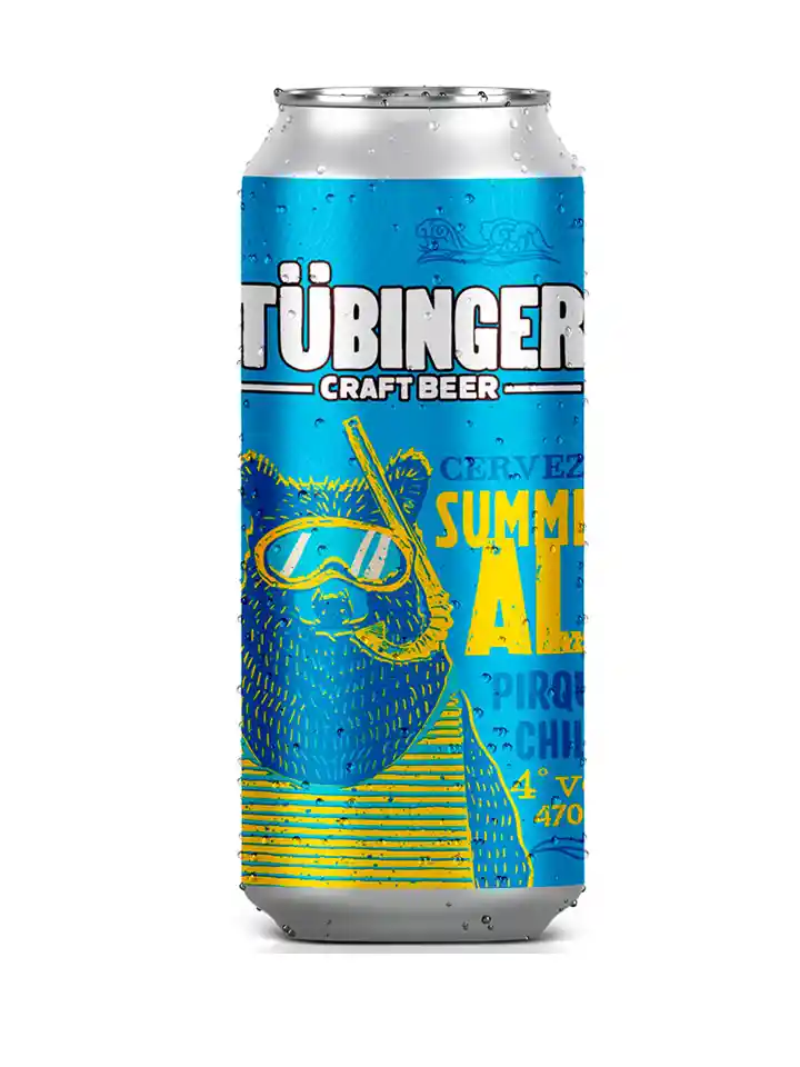 1 Cerveza Artesanal Tubinger Summer Ale 4° En Lata 470cc