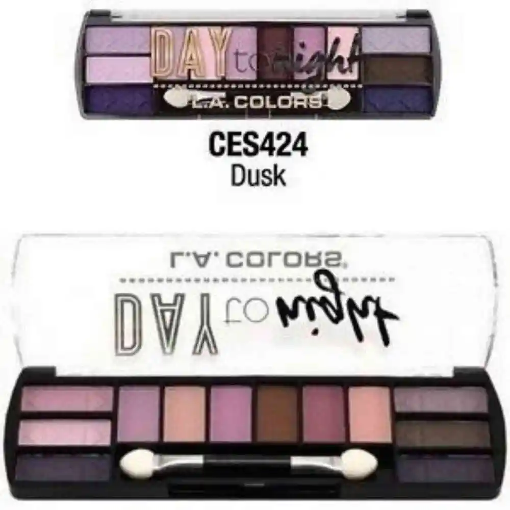 L.a Colors · Paleta De Sombras Eyeshawdow - Dusk