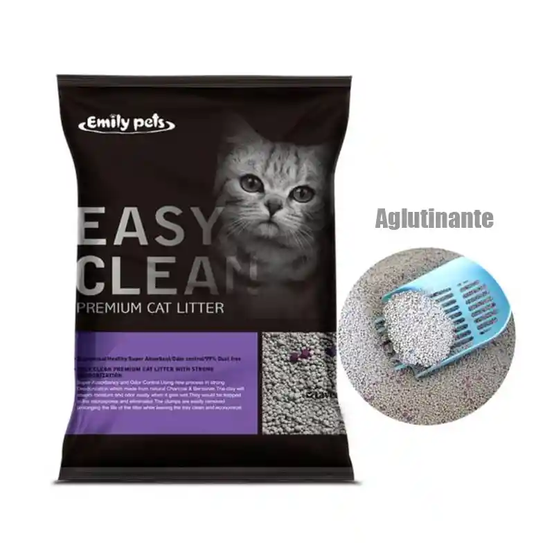 Arena Aglutinante Easy Clean 4 Kg Aroma Lavanda