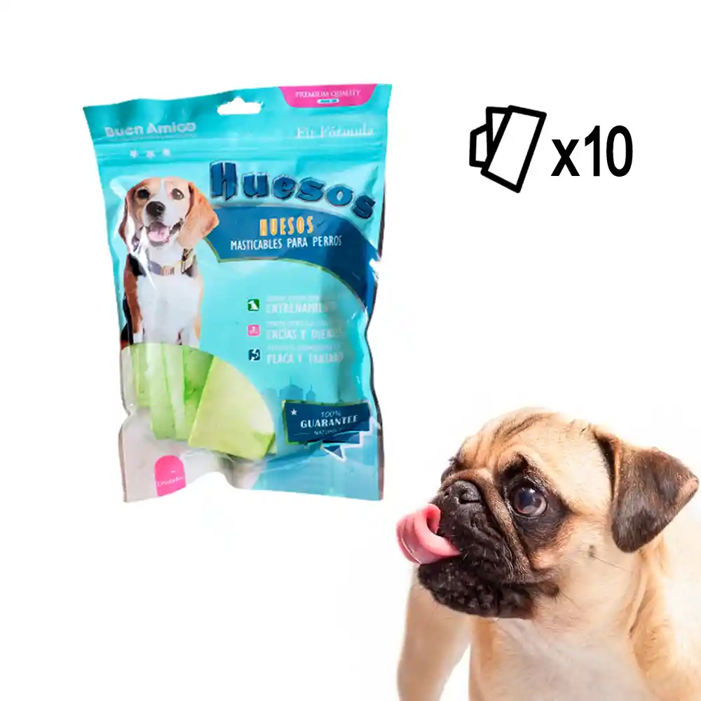 Snack Cartilago Masticable Perro Cuero Comestible Laminas