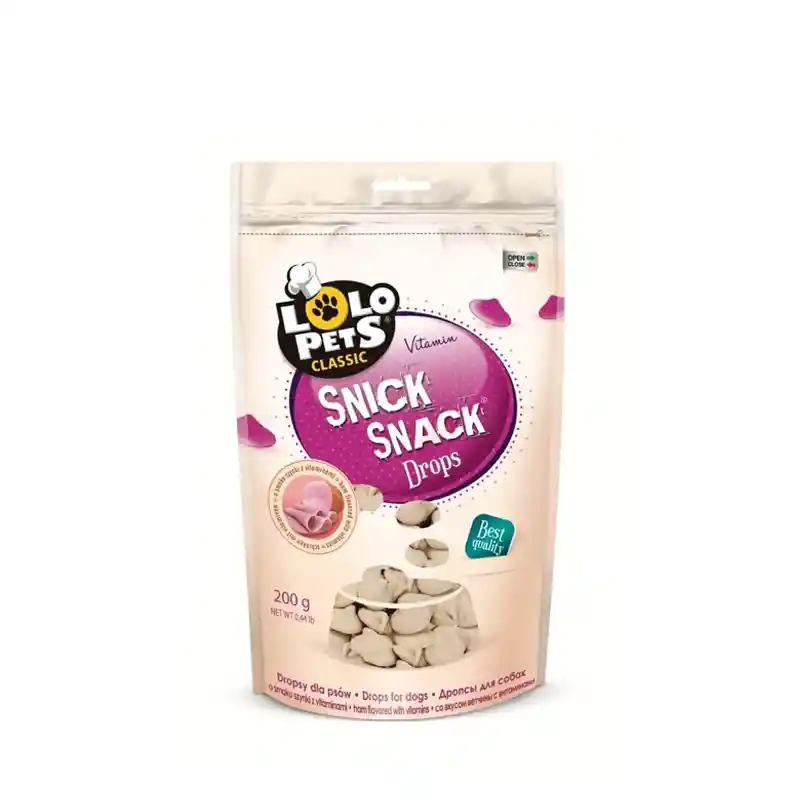 Snack Galletas Premio Para Perro Lolo Pets Snick 75 Gr