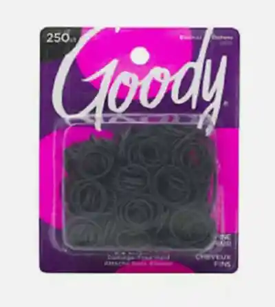 Elasticos Negros Goody 12670