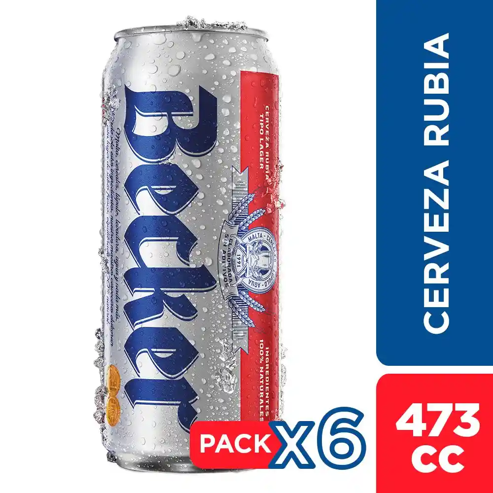 Becker Six Pack Lata 473cc