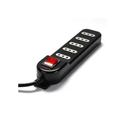 Alargador 5mt - 5 Entradas Negro Con Interruptor