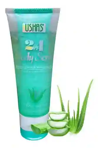 Ushas · Dos En Uno - Exfoliante Corporal + Gel Hidratante Con Aloe Vera