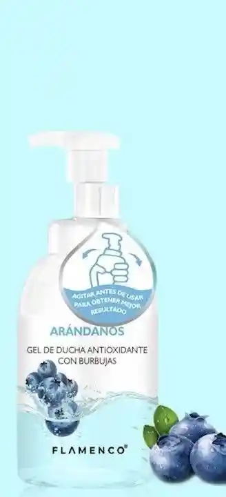 Flamenco · Gel De Ducha Antioxidante Con Burbujas De Arándanos