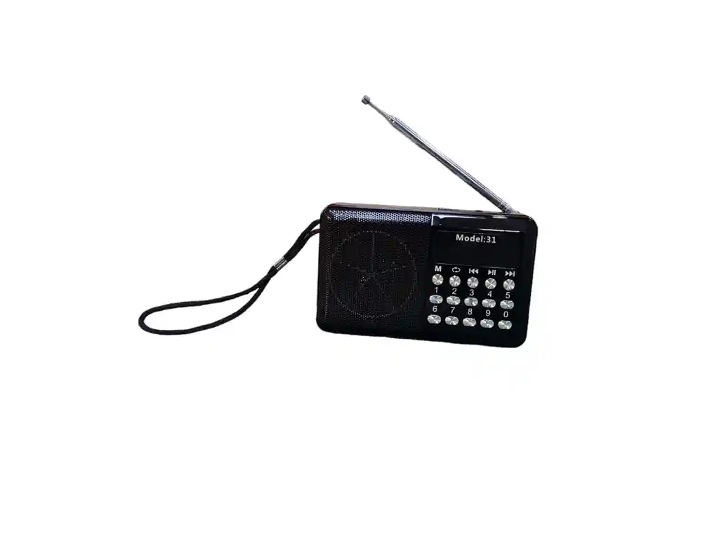 Volver Radio Portatil Recargable Mod. Lfjts-31 Fm Digital Usb Micro