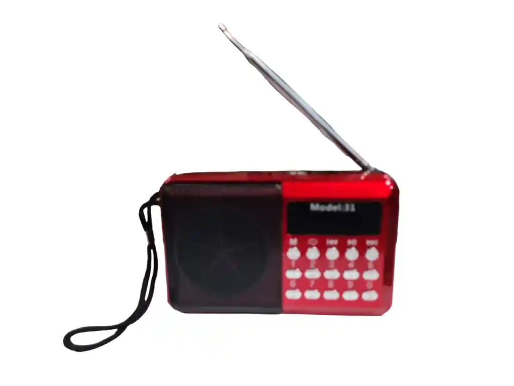 Volver Radio Portatil Recargable Mod. Lfjts-31 Fm Digital Usb Micro