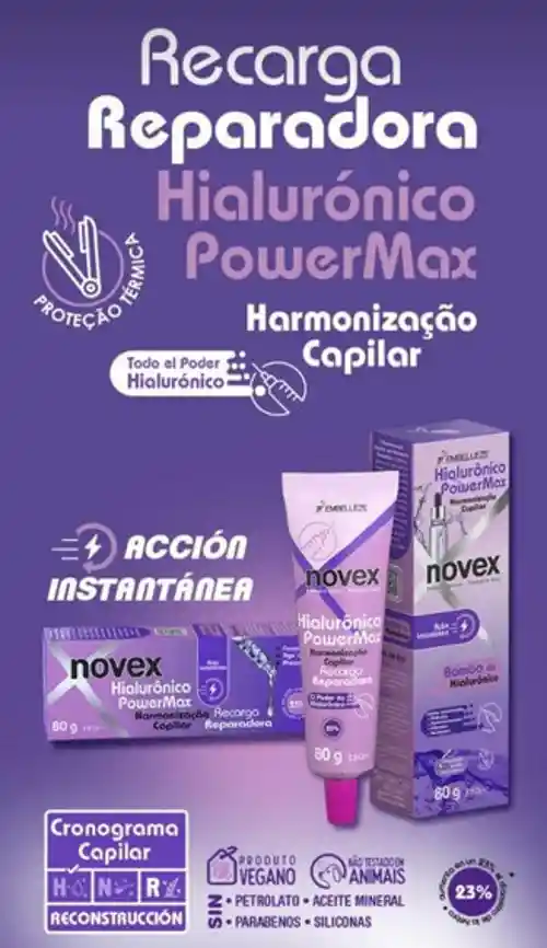 Recarga De Acido Hialuronico Novex 80g