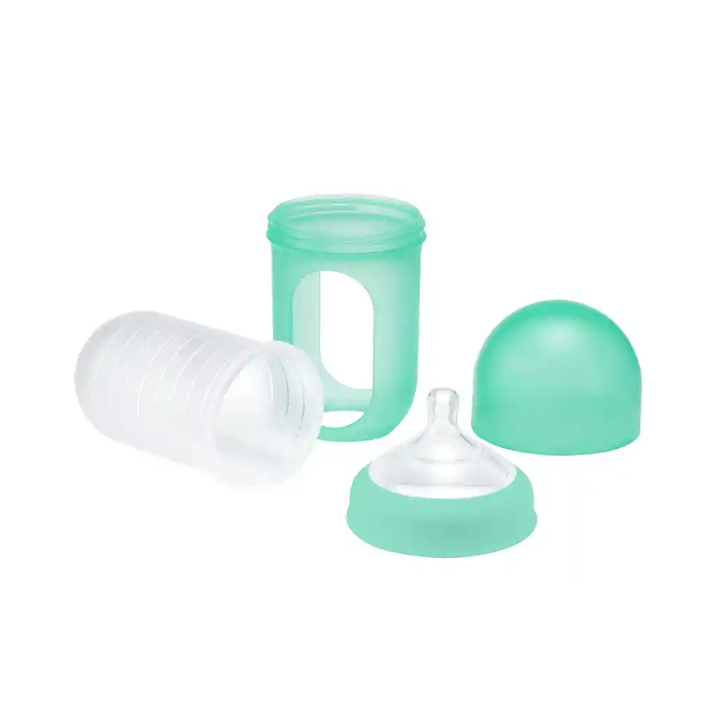 Boon Mamadera Bolsa Silicona Nursh 240 Ml Teal