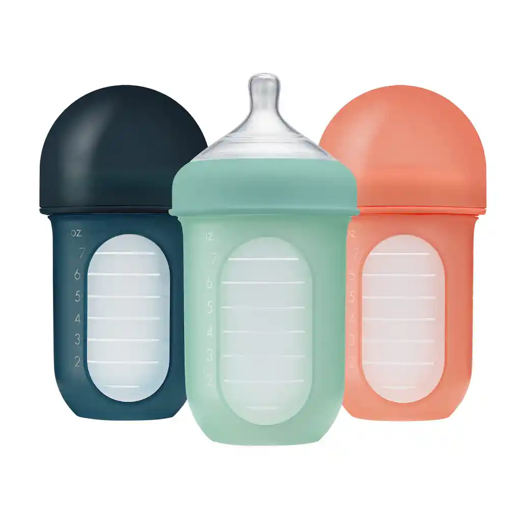 Boon Mamadera Bolsa Silicona Nursh 240 Ml Teal