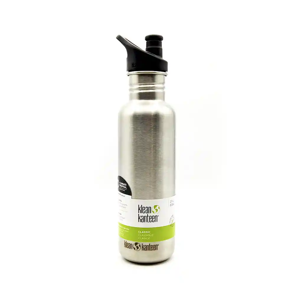 Klean Kanteen Botella Clásica Sport Brushed 800 Ml