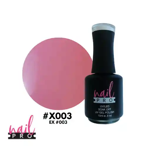 Esmalte Permanente Nail Pro X003