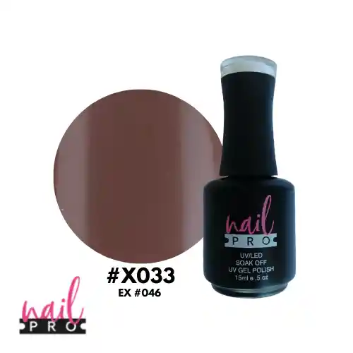 Esmalte Permanente Nail Pro X033