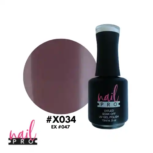 Esmalte Permanente Nail Pro X034