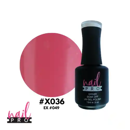 Esmalte Permanente Nail Pro X036