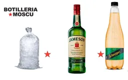 Promocion Moscu Jameson 750сс + Schweppes Ginger Ale Zero 1.5сс + Hielo