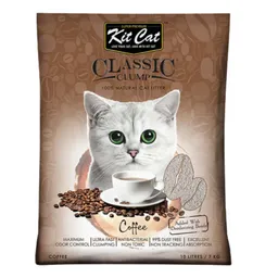 Kit Cat, Arena Clásica Para Gatos, Aroma Café (7 Kg)
