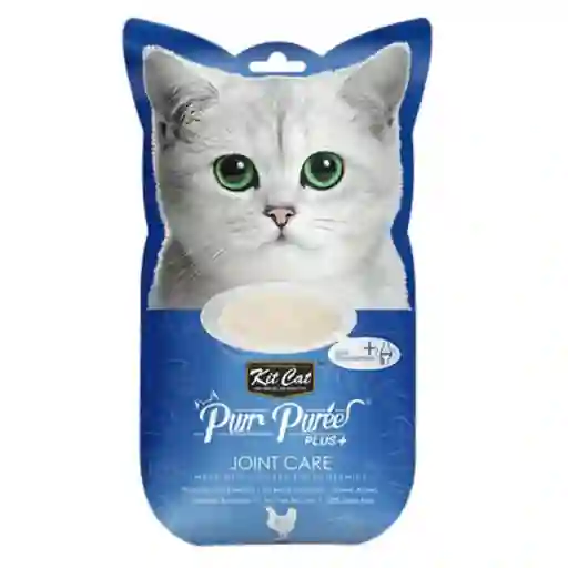 Kit Cat, Snack Cremoso Para Gatos, Con Glucosamina, Sabor Pollo