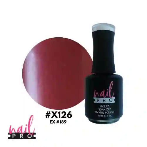 Esmalte Permanente Nail Pro X126