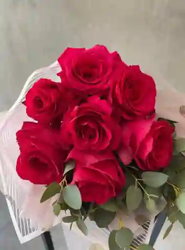 7 Rosas Rojas Frescas
