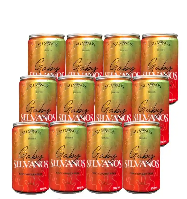 12x Ginger Beer Silvanos 200cc