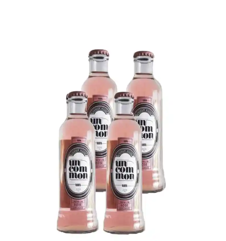 4x Rose Lemonade Uncommon Mixers 200cc