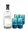 Pack Gin Fennec 750cc + 4x Tonica Silvanos 200cc