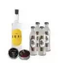 Gin Zest 750cc + 4x Ginger Beer Uncommon Mixers 200cc