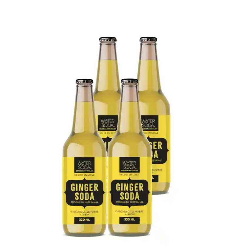 4x Ginger Soda Woter Soda 300cc