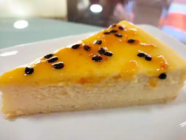 Trozo De Cheescake Maracuyá