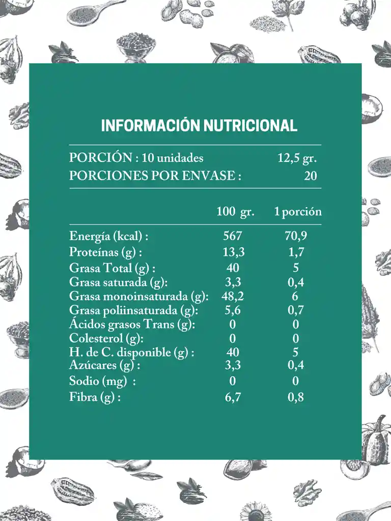 Avellana Europea Tostada | Sin Sal | Da'oro