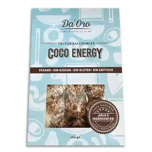 Trufas Coco Energy | Sin Azúcar Vegano Sin Gluten | Da' Oro