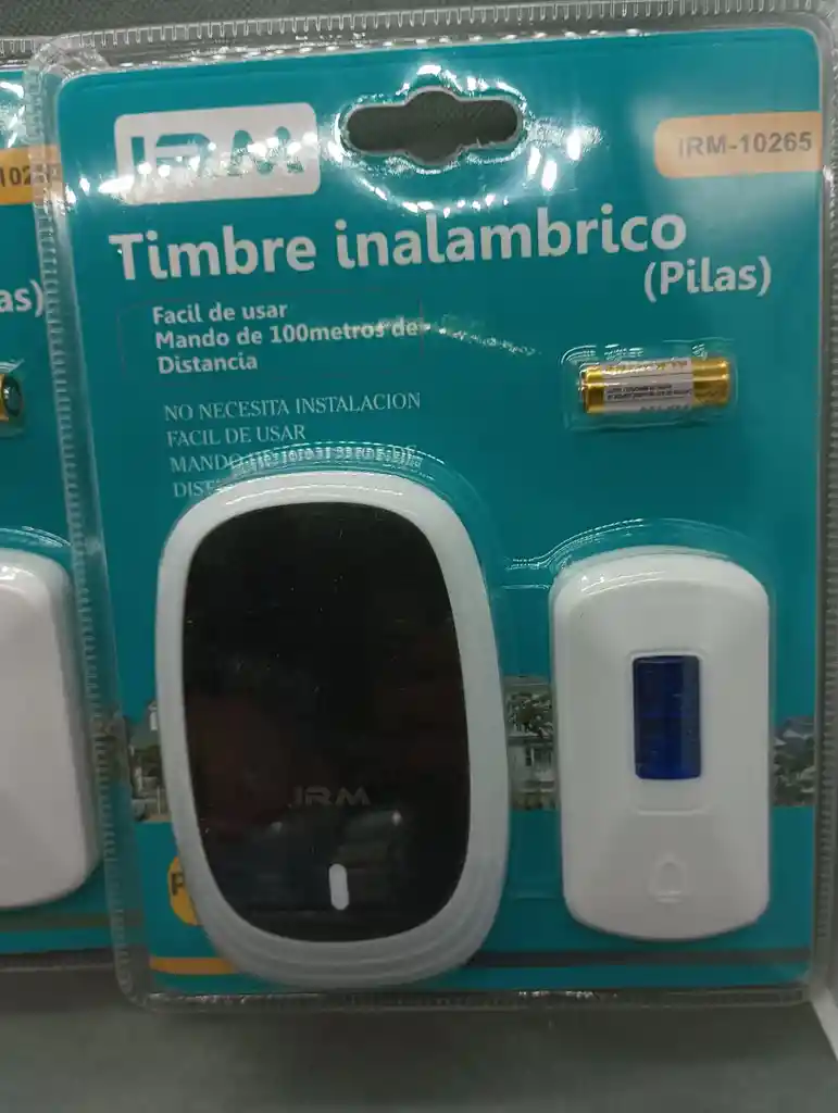 Timbre Inalámbrico Portátil Sin Cables Fácil Instalación