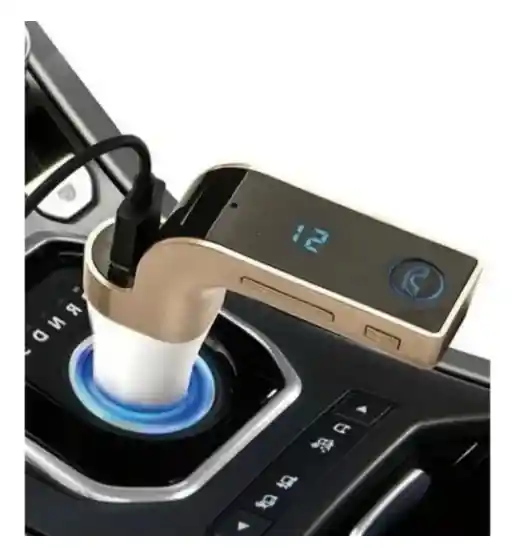 Transmisor Fm Bluetooth Auto Transmisor De Radio Usb Reproductor