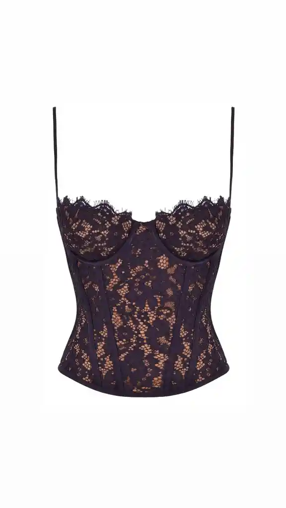 Black Dream Lace Top Talla S