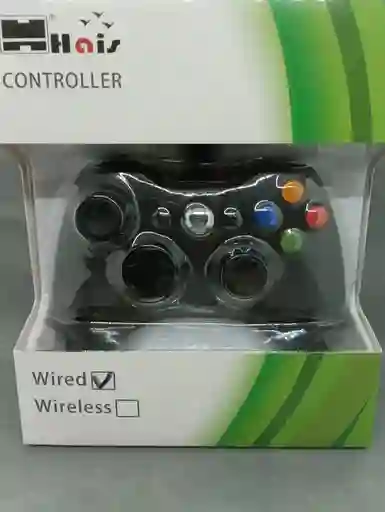 Control Hais/joystick Xbox 360 Con Cable - Negro