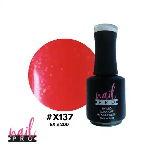 Esmalte Permanente Nail Pro X137