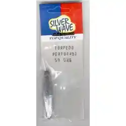 Plomo Torpedo Perforado 50grs
