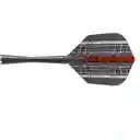 Dardos Acero Harrows Darts Black Jack 24g 3 Dardos