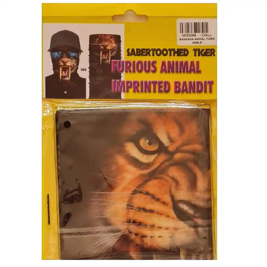 Bandana Animal Tigre Sable
