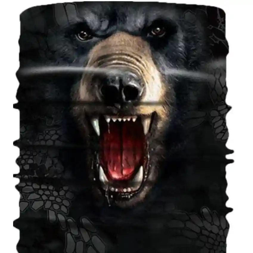 Bandana Animal Oso Negro