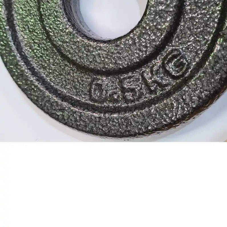 Disco Pesas Acero Gris ½kg