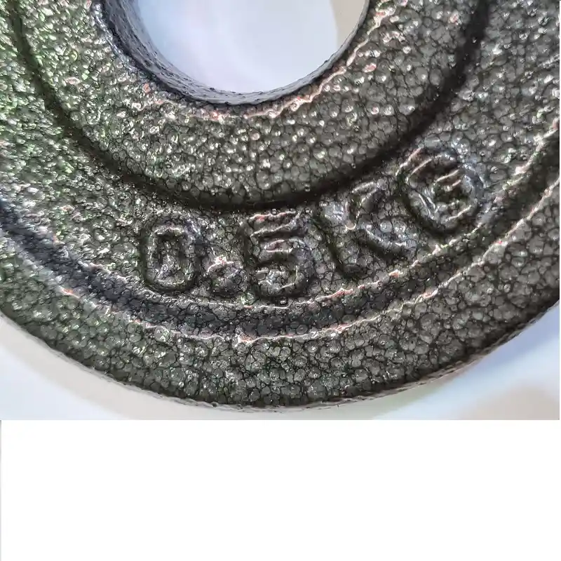 Disco Pesas Acero Gris ½kg