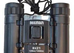 Binocular Beeman Filtro Azul 8x21 Goma Negro 12x4x13cms