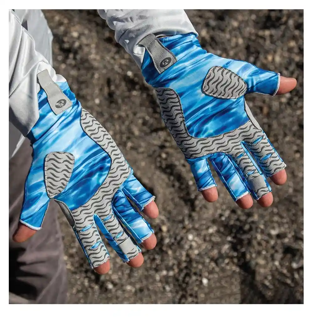Guantes Pesca Fly-f Blue G2200