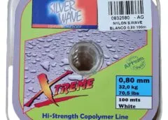 Nylon S.wave Blanco 0,80 100m