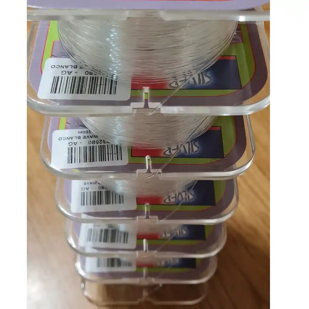 Nylon S.wave Blanco 0,80 100m